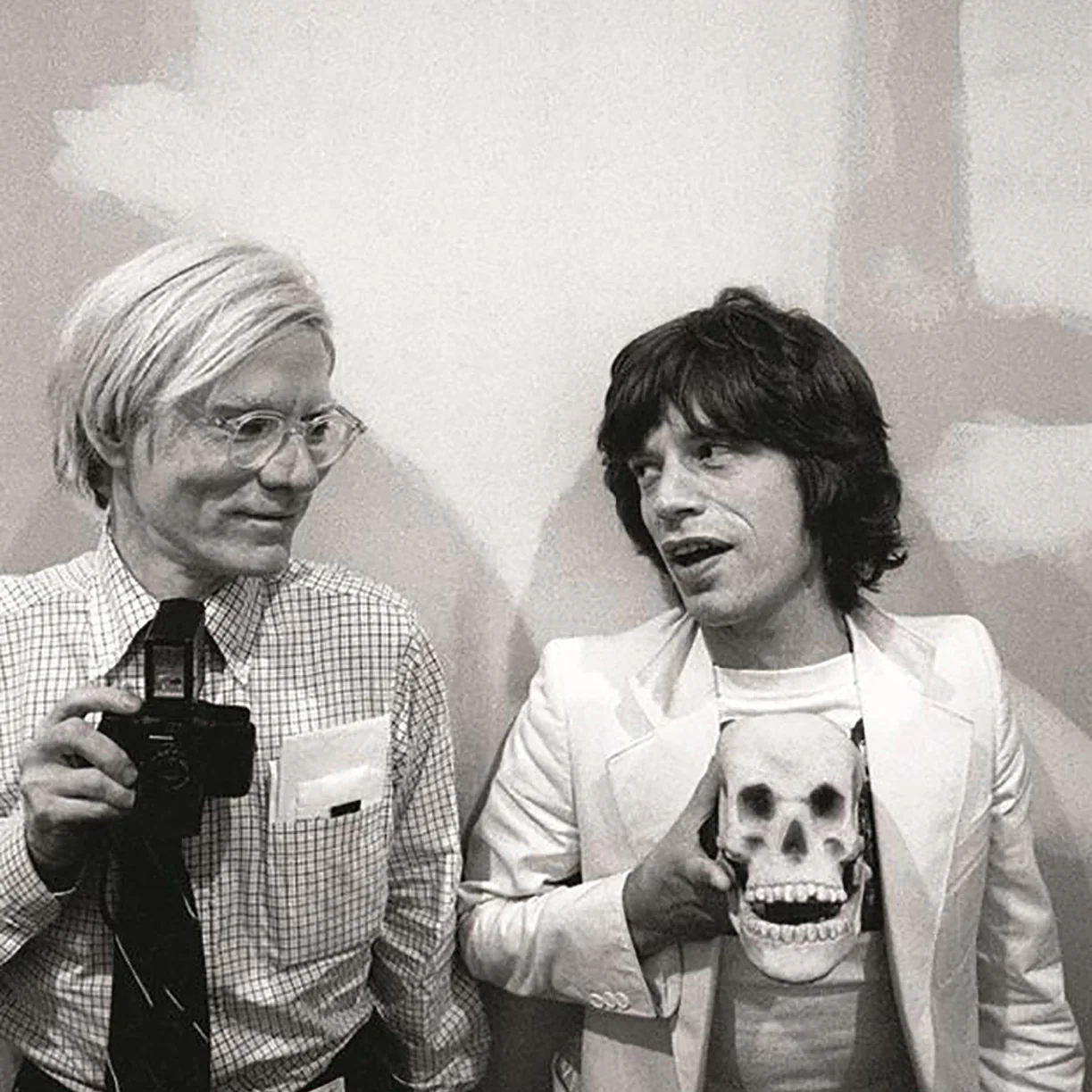 Mick Jagger & Andy Warhol
